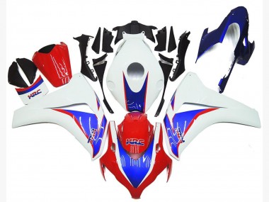 Großhandel Honda CBR1000RR Motorrad Verkleidung Kit 2008-2011 - Weiss Blau Rot HRC