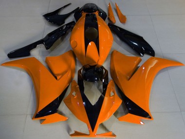 Großhandel Honda CBR1000RR Motorrad Verkleidung 2012-2016 - Orange Glanzendes Schwarz