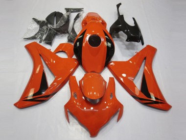 Großhandel Honda CBR1000RR Motorrad Verkleidung 2008-2011 - Orange Glanzendes Schwarz OEM Stil
