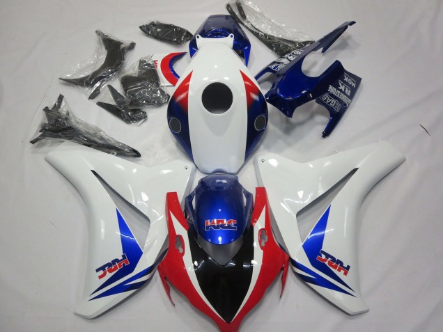 Großhandel Honda CBR1000RR Motorrad Verkleidung 2008-2011 - Weiss Blau Rot HRC