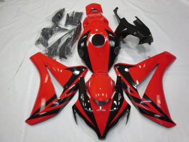 Großhandel Honda CBR1000RR Motorrad Verkleidung 2008-2011 - Rot Glanzendes Schwarz OEM Stil