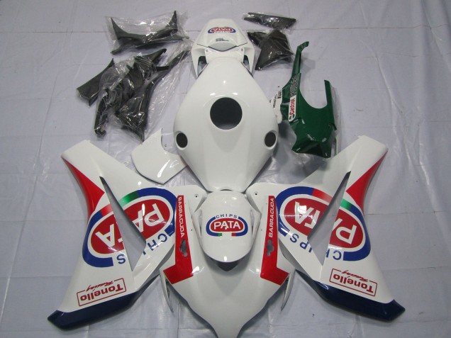 Großhandel Honda CBR1000RR Motorrad Verkleidung 2008-2011 - Weiss Rot Blau Pata Castrol Tonello