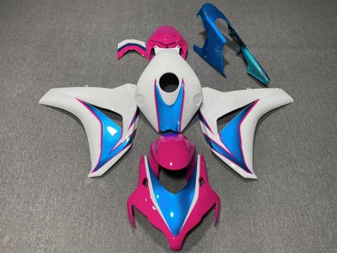 Großhandel Honda CBR1000RR Motorrad Verkleidung 2008-2011 - Weiss Blau Rosa