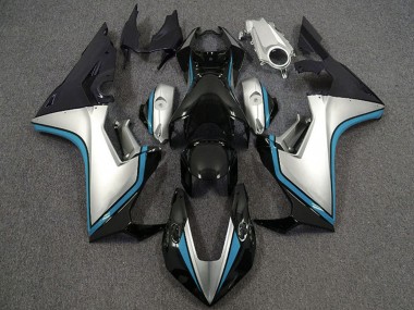 Großhandel Honda CBR1000RR Motorrad Verkleidung 2017-2023 - Silber Hellblau Glanzendes Schwarz