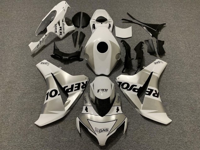 Großhandel Honda CBR1000RR Motorrad Verkleidung 2008-2011 - Weiss Silber Schwarz Repsol