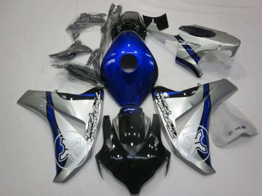 Großhandel Honda CBR1000RR Motorrad Verkleidung 2008-2011 - Silber Blau Glanzendes Schwarz