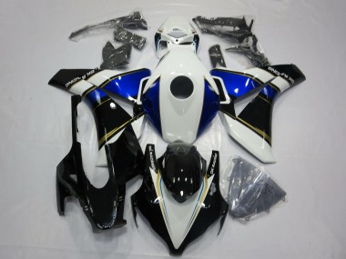 Großhandel Honda CBR1000RR Motorrad Verkleidung 2008-2011 - Weiss Blau Gold Glanzendes Schwarz