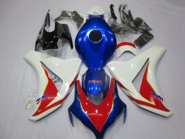 Großhandel Honda CBR1000RR Motorrad Verkleidung 2008-2011 - Weiss Blau Rot HRC