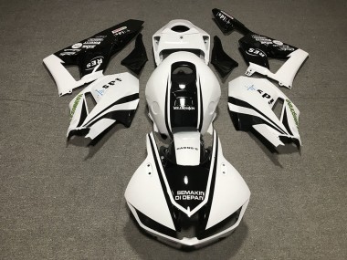 Großhandel Honda CBR600RR Motorrad Verkleidung 2013-2023 - Weiss Glanzendes Schwarz