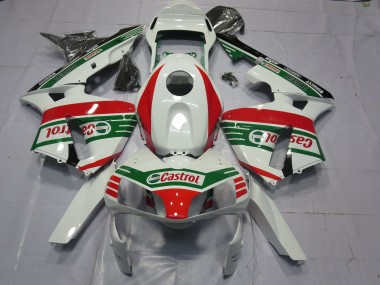 Großhandel Honda CBR600RR Motorrad Verkleidung 2003-2004 - Weiss Rot Grun Castrol