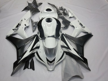 Großhandel Honda CBR600RR Motorrad Verkleidung 2007-2008 - Weiss Matt Schwarz OEM Stil