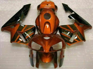 Großhandel Honda CBR600RR Motorrad Verkleidung Kit 2005-2006 - Orange Schwarz