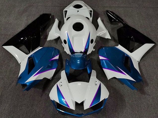 Großhandel Honda CBR600RR Motorrad Verkleidung 2013-2023 - Weiss Blau Glanzendes Schwarz