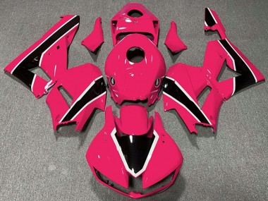 Großhandel Honda CBR600RR Motorrad Verkleidung 2013-2023 - Rosa Weiss Glanzendes Schwarz