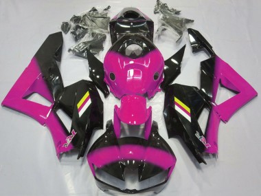 Großhandel Honda CBR600RR Motorrad Verkleidung 2013-2023 - Rosa Glanzendes Schwarz Weiss Gelb