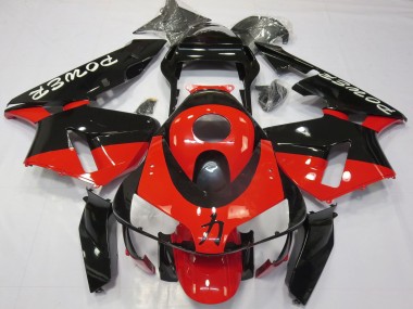 Großhandel Honda CBR600RR Motorrad Verkleidung 2003-2004 - Rot Glanzendes Schwarz Power