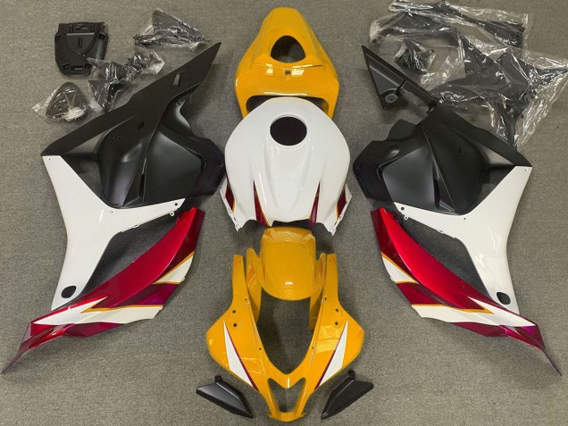 Großhandel Honda CBR600RR Motorrad Verkleidung 2009-2012 - Weiss Rot Gelb Matt Schwarz