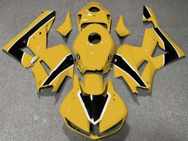 Großhandel Honda CBR600RR Motorrad Verkleidung 2013-2023 - Gelb Weiss Glanzendes Schwarz