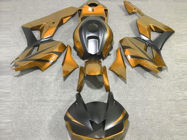 Großhandel Honda CBR600RR Motorrad Verkleidung 2013-2023 - Gold Matt Schwarz