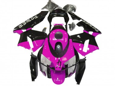 Großhandel Honda CBR600RR Motorrad Verkleidung 2003-2004 - Rosa Glanzendes Schwarz Power