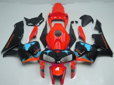 Großhandel Honda CBR600RR Motorrad Verkleidung 2005-2006 - Rot Hellblau Schwarz Spritzer
