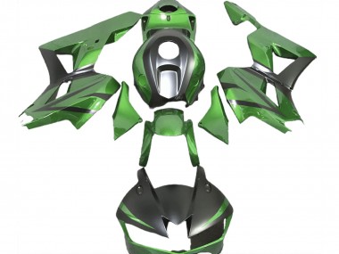 Großhandel Honda CBR600RR Motorrad Verkleidung 2013-2023 - Lizard Grun Matt Schwarz