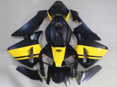 Großhandel Honda CBR600RR Motorrad Verkleidung 2005-2006 - Matt Schwarz Glanzendes Gelb