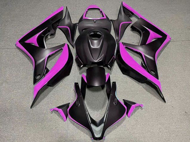 Großhandel Honda CBR600RR Motorrad Verkleidung 2007-2008 - Rosa Matt Schwarz