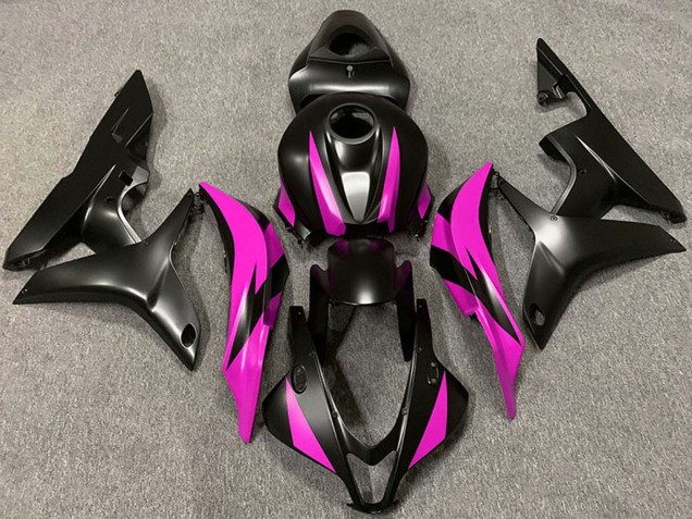 Großhandel Honda CBR600RR Motorrad Verkleidung 2007-2008 - Rosa Matt Schwarz