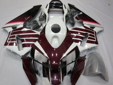 Großhandel Honda CBR600RR Motorrad Verkleidung 2003-2004 - Weiss Dunkel Lila