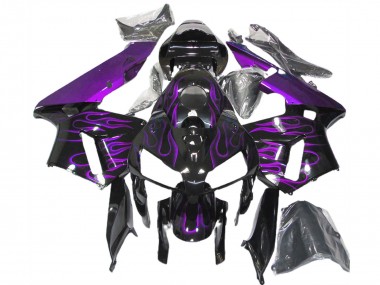 Großhandel Honda CBR600RR Motorrad Verkleidung 2005-2006 - Lila Flamme