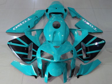 Großhandel Honda CBR600RR Motorrad Verkleidung 2005-2006 - Blau Grun OEM Stil