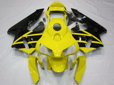 Großhandel Honda CBR600RR Motorrad Verkleidung 2003-2004 - Gelb Glanzendes Schwarz OEM Stil