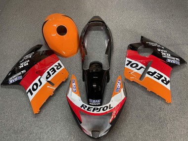 Großhandel Honda CBR1100XX Blackbird Motorrad Verkleidung 1996-2007 - Orange Weiss Rot Glanzendes Schwarz Repsol