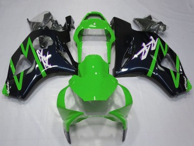 Großhandel Honda CBR954RR Motorrad Verkleidung Kit 2002-2003 - Grun Glanzendes Schwarz