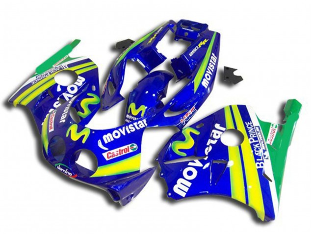 Großhandel Honda CBR250RR Motorrad Verkleidung 1990-1998 - Blau Gelb Grun MoviStar Rot Castrol