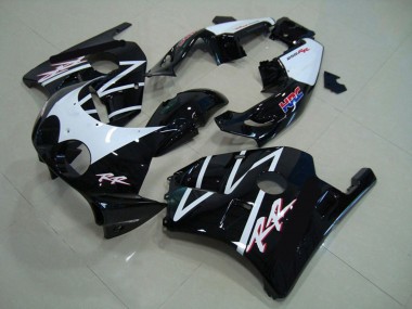 Großhandel Honda CBR250RR Motorrad Verkleidung 1990-1998 - Weiss Glanzendes Schwarz HRC