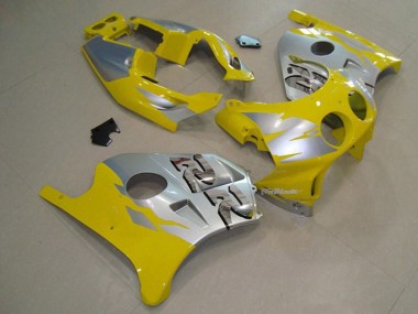 Großhandel Honda CBR250RR Motorrad Verkleidung 1990-1998 - Silber Gelb