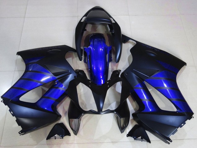 Großhandel Honda VFR 800 Motorrad Verkleidung 2002-2013 - Glanzendes Blau Matt Blau Matt Schwarz