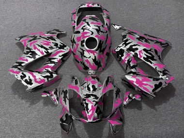 Großhandel Honda VFR 800 Motorrad Verkleidung 2002-2013 - Rosa Camouflage