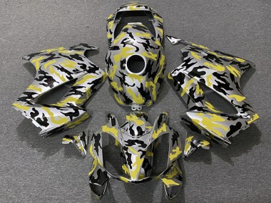 Großhandel Honda VFR 800 Motorrad Verkleidung 2002-2013 - Gelb Camouflage