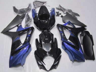 Großhandel Suzuki GSXR 1000 Motorrad Verkleidung 2007-2008 - Glanzendes Schwarz Blau