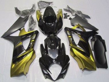 Großhandel Suzuki GSXR 1000 Motorrad Verkleidung 2007-2008 - Glanzendes Schwarz Gelb