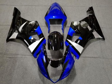 Großhandel Suzuki GSXR 1000 Motorrad Verkleidung 2003-2004 - Blau Weiss Glanzendes Schwarz