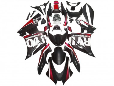 Großhandel Suzuki GSXR 1000 Abs Motorrad Verkleidungen 2017-2024 - Matt Schwarz Rot