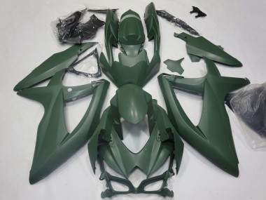 Großhandel Suzuki GSXR 600 / GSXR 750 Motorrad Verkleidung 2008-2010 - Armee Grun