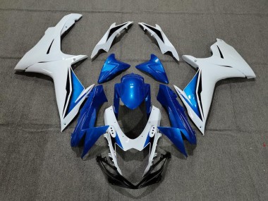 Großhandel Suzuki GSXR 600 / GSXR 750 Motorrad Verkleidung 2011-2024 - Weiss Blau