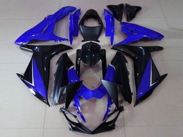 Großhandel Suzuki GSXR 600 / GSXR 750 Motorrad Verkleidung 2011-2024 - Blau Glanzendes Schwarz