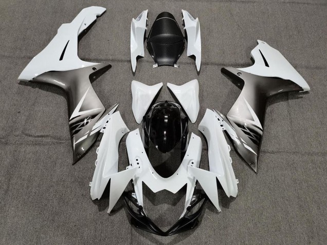 Großhandel Suzuki GSXR 600 / GSXR 750 Motorrad Verkleidung 2011-2024 - Weiss Grau Schwarz