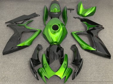 Großhandel Suzuki GSXR 600 / GSXR 750 Motorrad Verkleidung 2006-2007 - Grun Schwarz